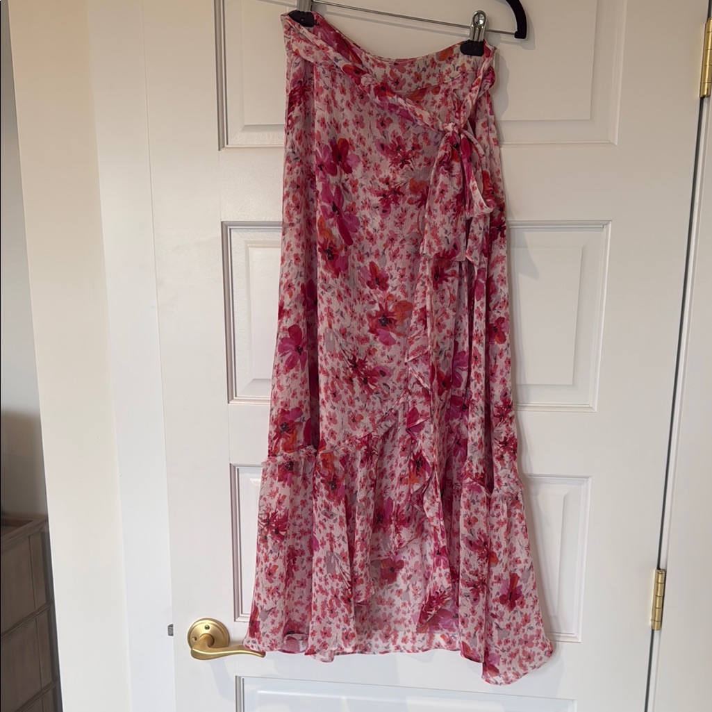 Floral Pink Women's Skirt